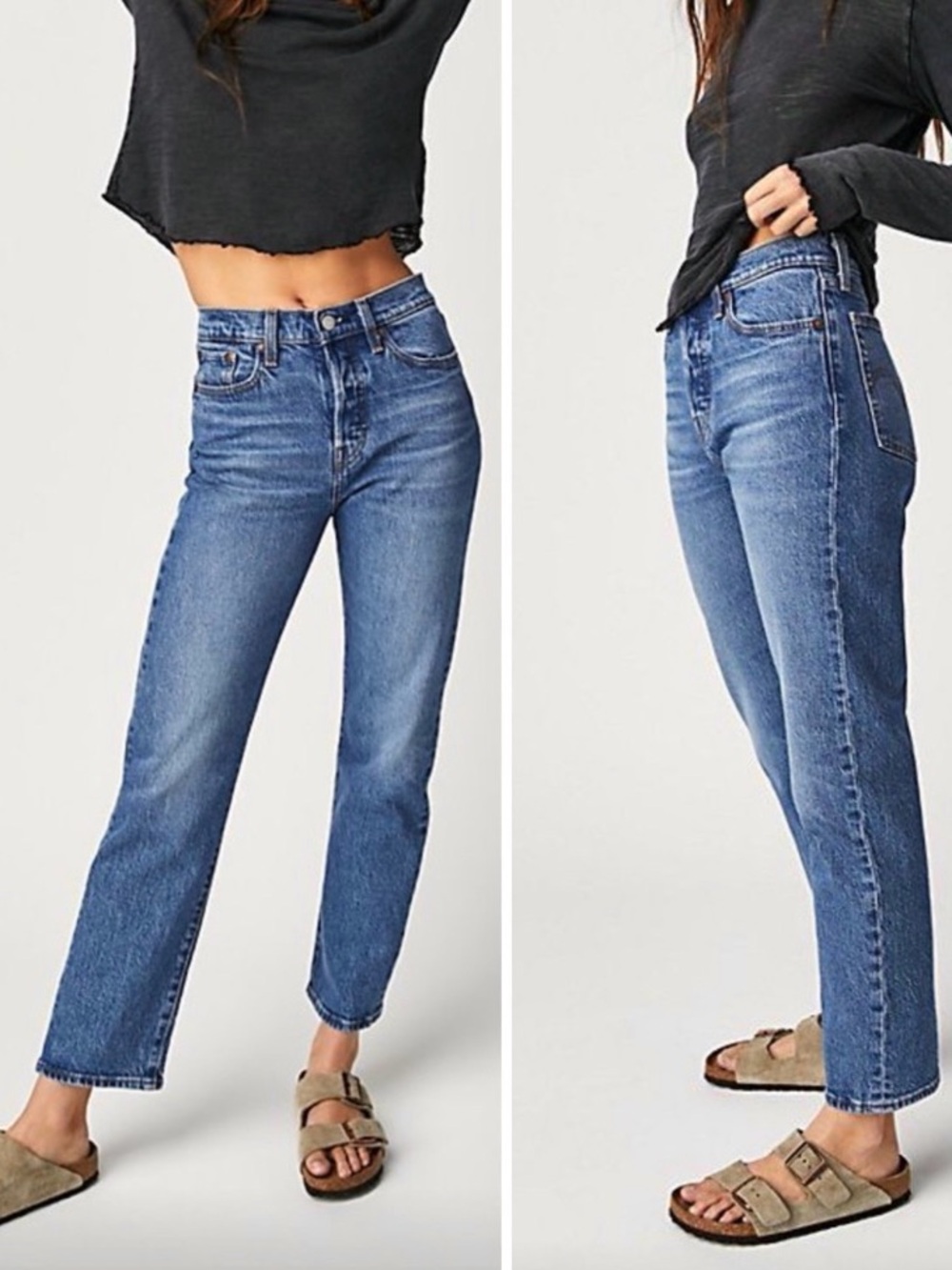Levi’s Wedgie Straight Leg Jeans Women’s 29 X 27 High Waist Medium Wash Denim